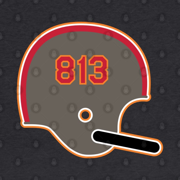 Tampa Bay Buccaneers 813 Helmet by Rad Love